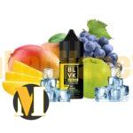 سالت انبه انگور سیب یخ بی ال وی کی <br><span>Blvk N’ Yellow Mango Grape Apple Ice SaltNic 30ml</span>
